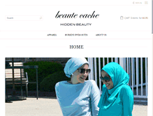 Tablet Screenshot of beautecache.com